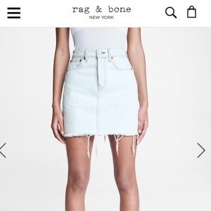 Rag & Bone Vintage Jean Mini Skirt H25015